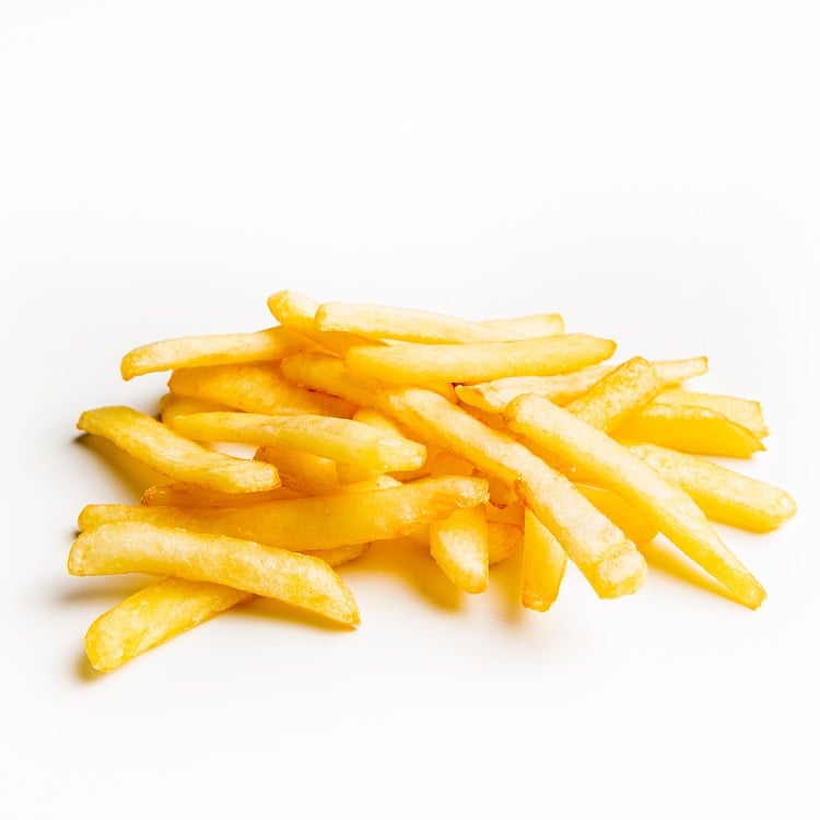 Produkt nærbilde: Pommes bistro (tykke) i porsjonsskål.