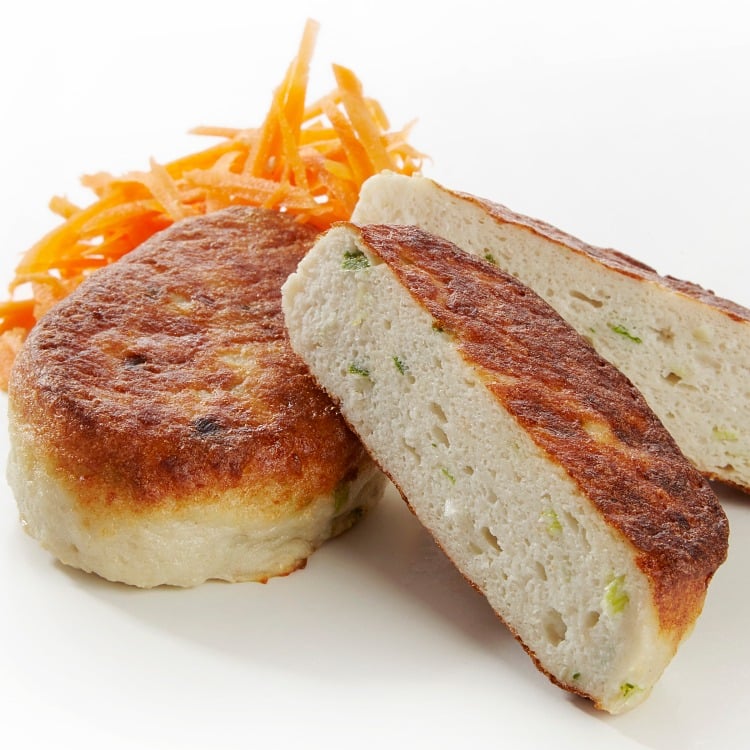 Produkt nærbilde: Koljeburger, hel og delt (MSC-merket), forstekt.